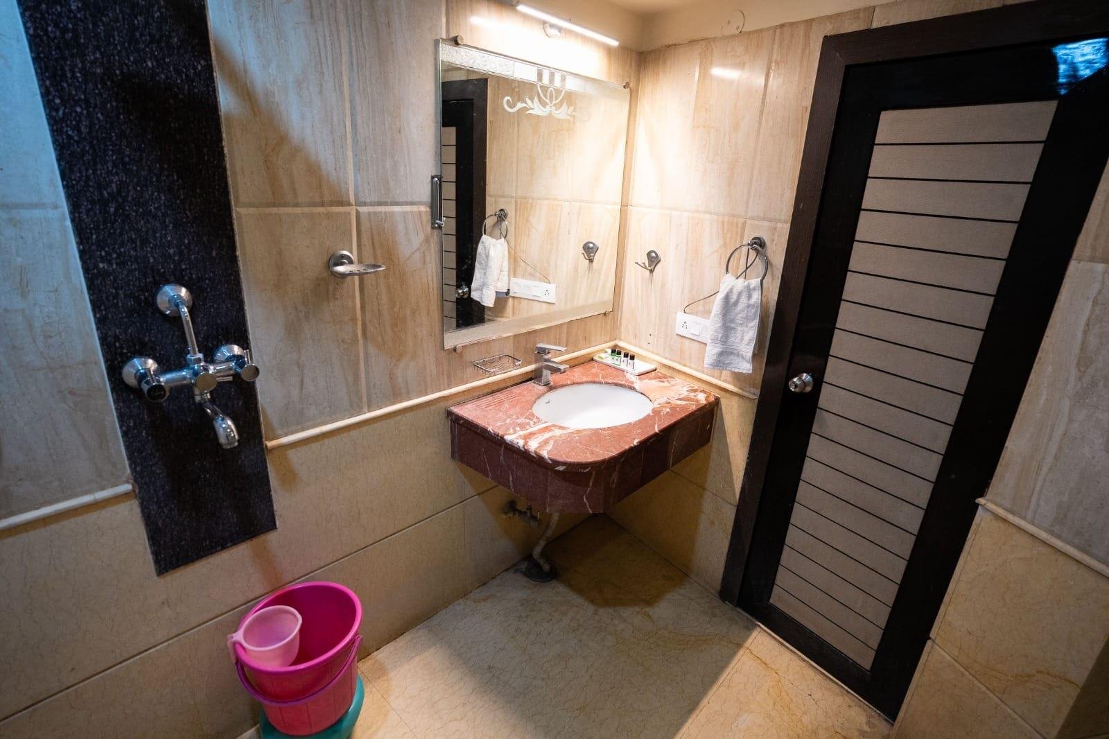 Marble bathroom